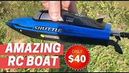 Amazing $40 RC Boat - AlphaRev ShadowStorm R208 Review