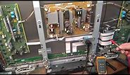 Panasonic tc46s2 plasma 10 blink shut down component level repair