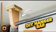 DIY Coat Hanger Bar for Your Laundry Room - Best for Your Home