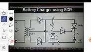 Battery Charger Using SCR