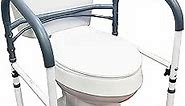Carex Toilet Safety Rails - Toilet Handles for Elderly and Handicap Toilet Safety Rails, Toilet Safety Frame, Toilet Rails for Elderly and Toilet Bars for Elderly and Disabled