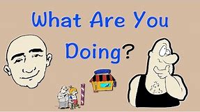 What Are You Doing? - everyday activities (speaking Practice) | Learn English - Mark Kulek ESL
