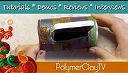 Polymer Clay Life Hack- boom box amp for your phone