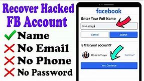 Hack Facebook Account Recovery whitout number & email otp 2024 | facebook recovery 2024 | Hack FB ID