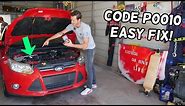 FORD FOCUS CODE P0010 A CAMSHAFT POSITION ACTUATOR FIX. ENGINE LIGHT ON