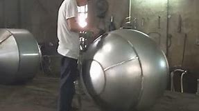 How to make Large Stainless Steel Holow Sphere? Making Production Methods