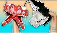 How to make a paper Four-Jawed Dragon-Skuldog on hand. / Sofit PaperCraft / DIY