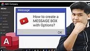 How to Create Message Box in Ms Access - Basic way that you need to know. | Edcelle John Gulfan