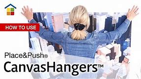 How to hang a large canvas with CanvasHangers™