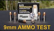 SIG SAUER V-CROWN 9mm Ammo Review