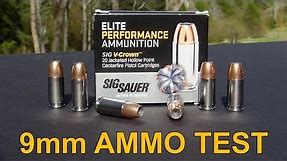 SIG SAUER V-CROWN 9mm Ammo Review