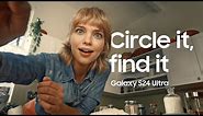 Galaxy S24 Ultra: Circle to Search - Circle it, find it | Samsung