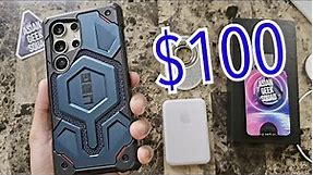 Review of the $100 UAG Monarch Pro Magsafe Kevlar Mallard Case for the Samsung Galaxy S24 Ultra