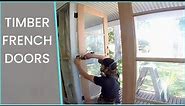 How To Install French Doors, Frame And Locks - Step By Step
