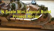 N Scale Mini Layout Build Recap