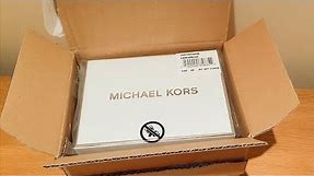 Michael Kors Extra-Small Card Case with Key Ring Pouch Unboxing
