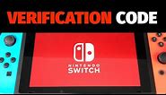 Nintendo Email Registration Verification Code | Nintendo Switch Set Up Guide