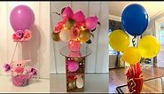 BALLOON CENTERPIECES FOR TABLE/ DOLLAR TREE CENTERPIECES/DIY CENTERPIECES