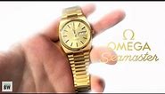 Vintage Omega Seamaster Review 166.0216 1980s Gold