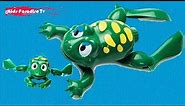 Hamleys Swimming Frog, Green Swimming Frog Bath Toy Tiny toy Swimming Toy for kids
