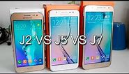 Samsung Galaxy J2 VS J5 VS J7 Comparison- Which Is Better And Why?