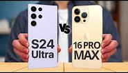 Samsung Galaxy S24 Ultra Vs iPhone 16 Pro Max