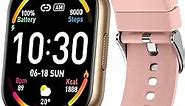 Smart Watch, Fitness Tracker Touch Screen Fitness Watch with Heart Rate Sleep Monitor, 1.85 Zoll Touch-Farbdisplay mit Bluetooth Anrufe