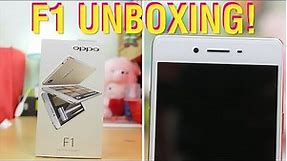 OPPO F1 Unboxing and Hands On