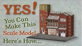 Download, Print, Build Paper Models for Railroad Layouts - Tutorial 😄