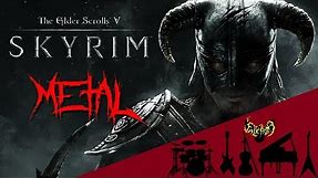 Skyrim - Main Theme (Dragonborn) 【Intense Symphonic Metal Cover】