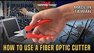 How to Use a Fiber Optic Cutter: Your Fiber Optic Cable Solution #vshears #cuttingtool