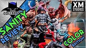💥FIRST ON YOUTUBE! Batman Sanity [David Finch] COLOR Version Statue Review | XM Studios