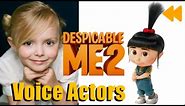 "Despicable Me 2" Voice Actors and Characters