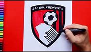 How to draw Bournemouth Logo - Premier League