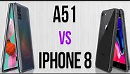 A51 vs iPhone 8 (Comparativo)