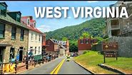 A Real Country Road of West Virginia / Scenic Journey / Old Town Drive in 4K