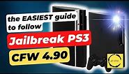 🔥 the EASIEST guide to Jailbreak PS3 CFW 4.90