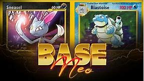 Blastoise VS Sneasel *Retro* Pokemon TCG Battle