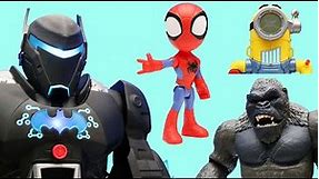 Spidey And Superhero Friends Team Up With Minions