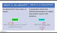How to Tell The Difference Between Adverbs and Prepositions