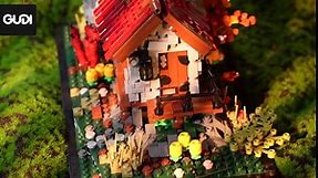 Ideas Medieval Dutch Windmill House Building Set for Adult(2296 PCS), Flower Tree House Sets, Creative City Town Set Castle Village for Boy, Girl, Teen, Women, Collectible Display in Home or Workshop
