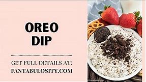 Oreo Dip Recipe