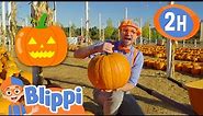Halloween With Blippi At A Pumpkin Farm! | Educational Videos for Kids