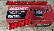 Harbor Freight Bauer 4.5in angle grinder unboxing and test (review)