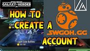 How To Create Your Own SWGOH.GG Account | Star Wars: Galaxy of Heroes