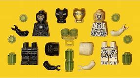 LEGO Iron Man | The House Party Protocol | Mark 4 "Tron" & Mark 39 | Unofficial Minifigure | Marvel