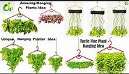 4 Garden Ideas Using Cloth Hangers/Amazing Hanging Planter/Garden Ideas For Small Areas/GARDEN4U