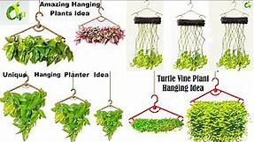 4 Garden Ideas Using Cloth Hangers/Amazing Hanging Planter/Garden Ideas For Small Areas/GARDEN4U