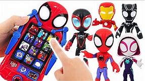 Marvel Spidey and His Amazing Friends Spider-Man Web Phone! Summon hero! | DuDuPopTOY