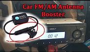Car FM/AM Antenna Booster Installation and Testing